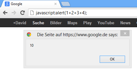 Javascript-URL